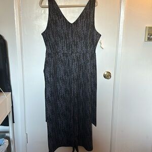 Tie waist midi jumpsuit